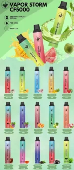 風暴VAPOR-STORM-CF5000口拋棄式糖果機-口味匯總-700x1600-1